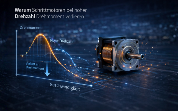 Warum Schrittmotoren bei hoher Drehzahl Drehmoment verlieren