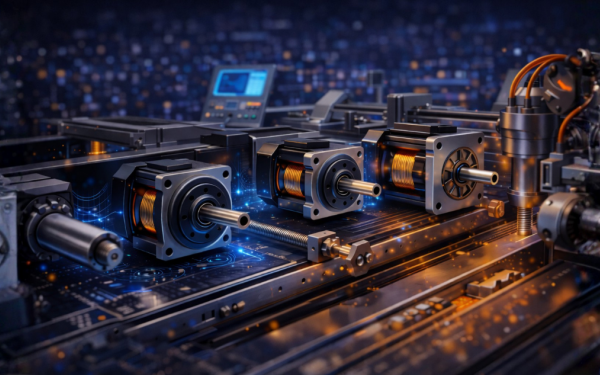 Integration von Schrittmotoren in Maschinen