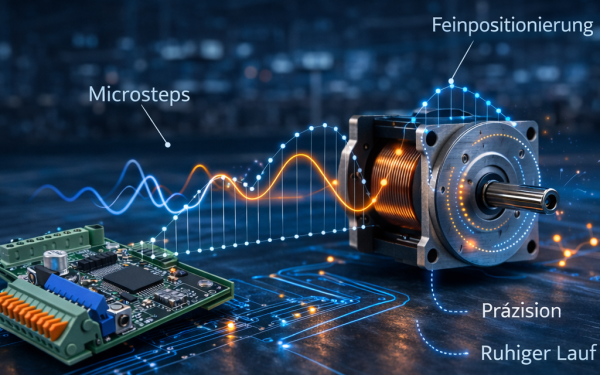 Microstepping beim Schrittmotor erklärt: Vorteile, Nachteile und technische Grenzen