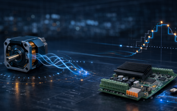 Schrittmotoren präzise steuern: Steuerarten im Vergleich