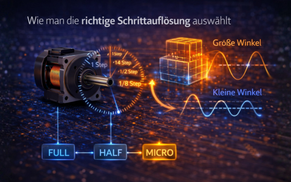 Wie man die richtige Schrittauflösung bei Schrittmotoren auswählt